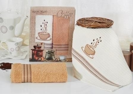 MIMOZA (натур-пудра) Салфетки кухонные 50х60 1-2