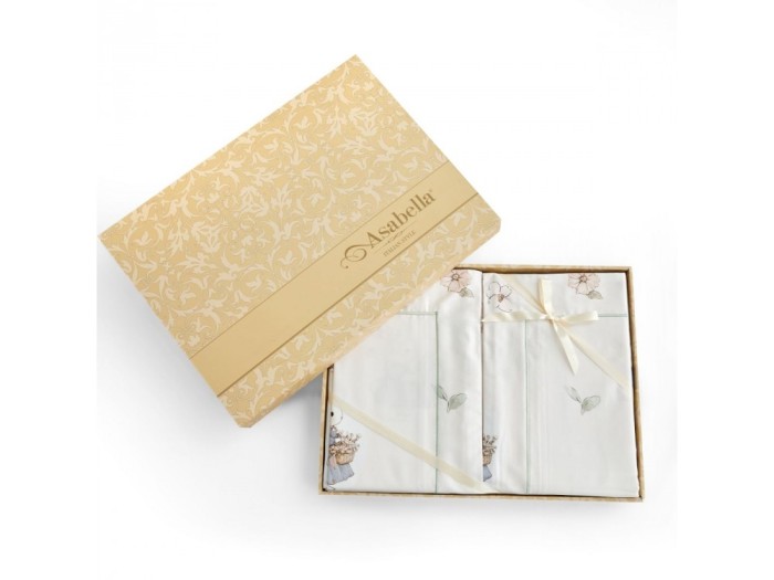 Комплект постельного белья 1,5-спальный, египетский хлопок Premium 2393-4XS