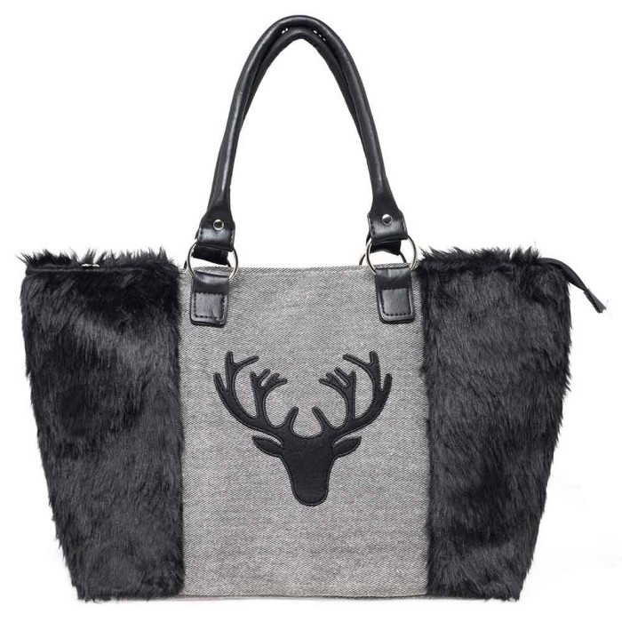 Сумка женская Arya Vacay Черный, серый