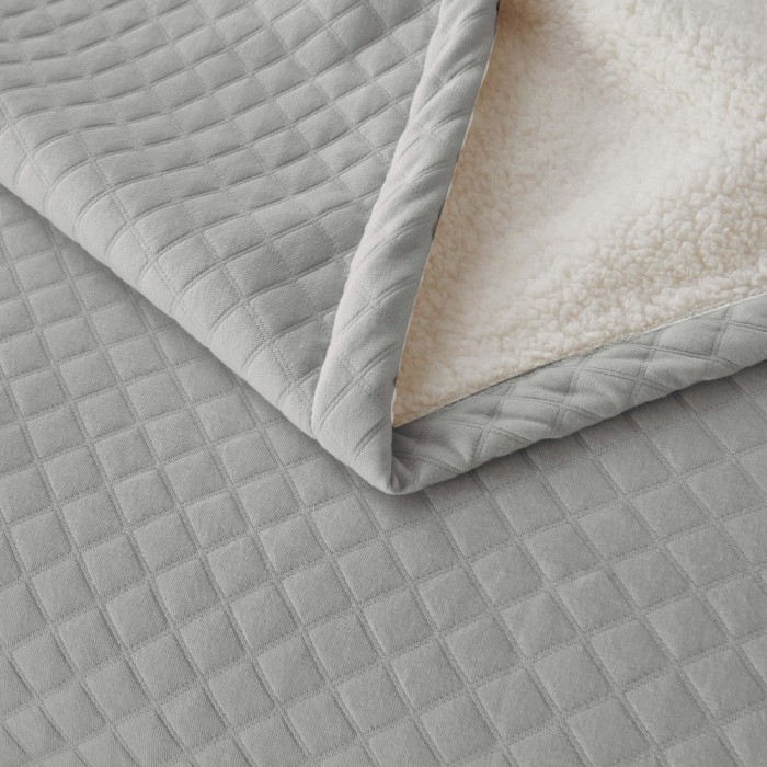 Гранд (серый) 220х240 Покрывало Трикотаж