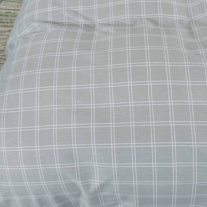 Верон (серый) Комплект постельного белья сатин Евро 4н