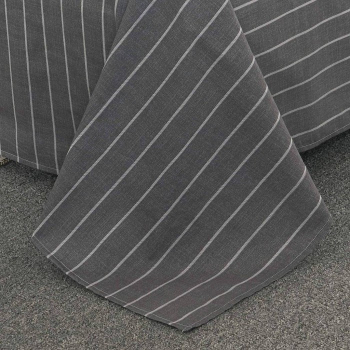 Верон (серый) Комплект постельного белья сатин Евро 4н