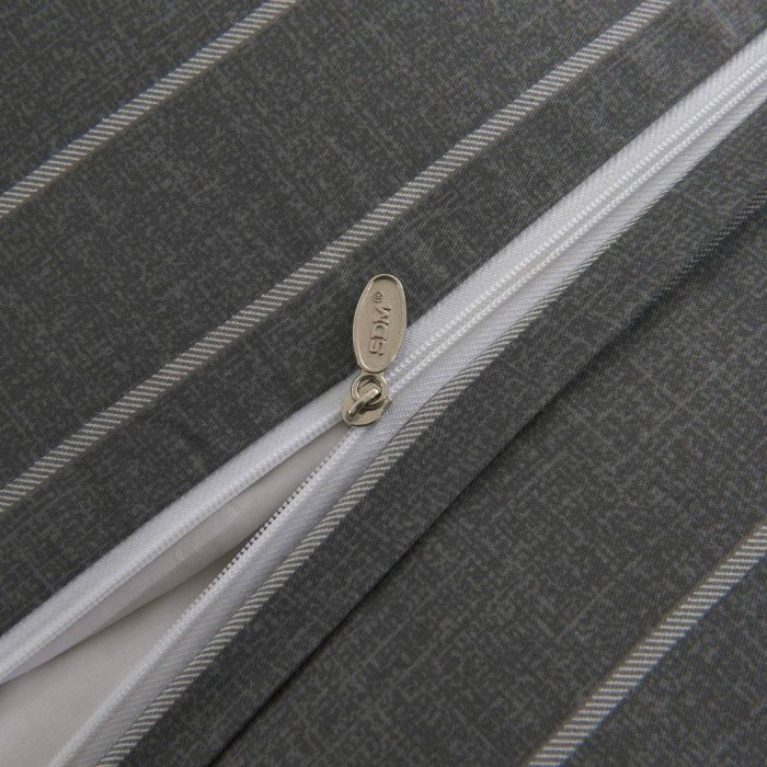 Верон (серый) Комплект постельного белья сатин Евро 4н