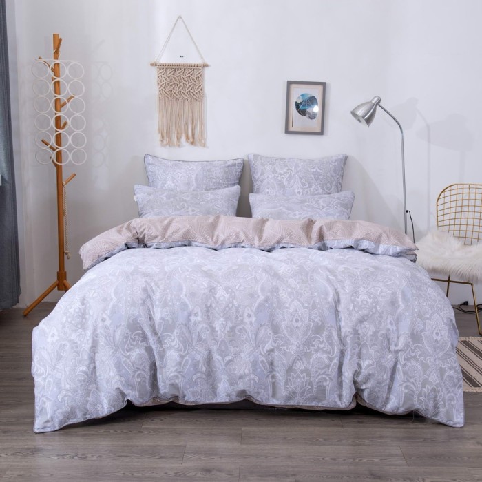 Вавилон (серый) Комплект постельного белья сатин 7Е