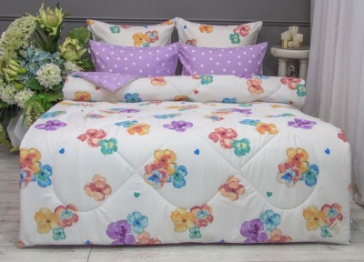 Фиалка (лаванда) print cotton постельный набор 1.5 спальный