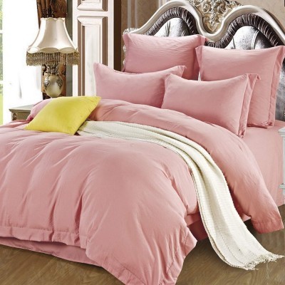 Луиза (малиновая) Комплект постельного белья Жатка Евро 4н