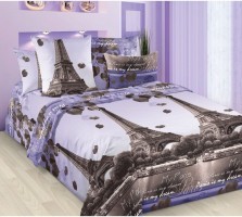 КПБ Бязь 130 гр The Romance Of Paris-2 спальный