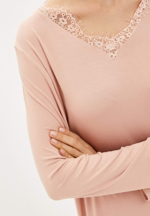 Памела пижама женская чайная роза L