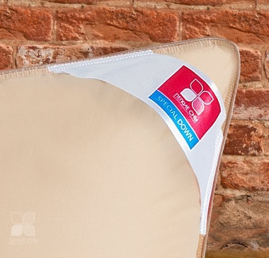 Подушка гусиный пух "Капучино" 70 х 70 см