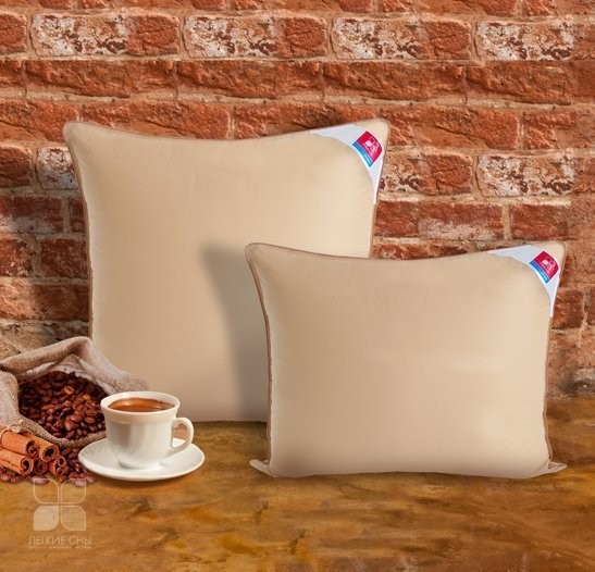 Подушка гусиный пух "Капучино" 70 х 70 см