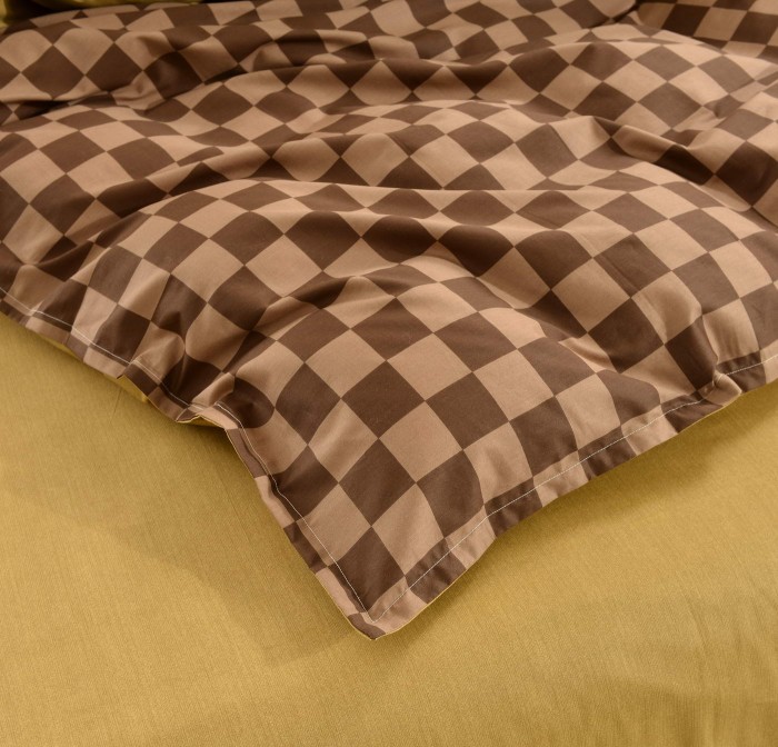 Кимберли (кофе) Комплект постельного белья сатин 1.6