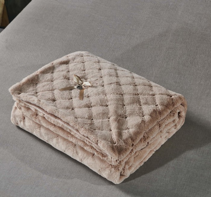 Бернард (беж) Покрывало 160х220