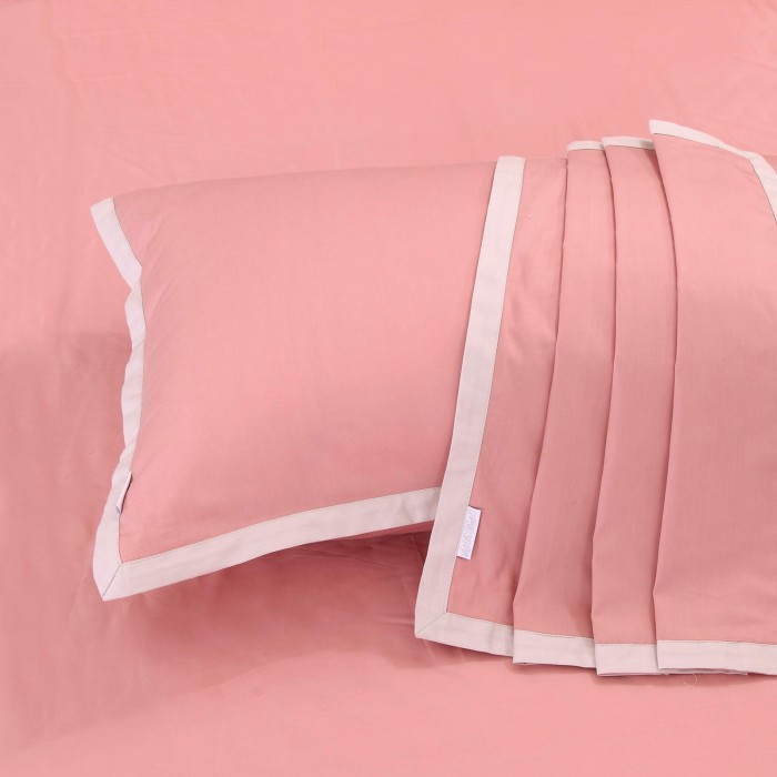 Джоконда (пудра) Евро Комплект постельного белья сатин