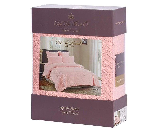 Саманта (персик) Комплект постельного белья жатка 7Е 4н