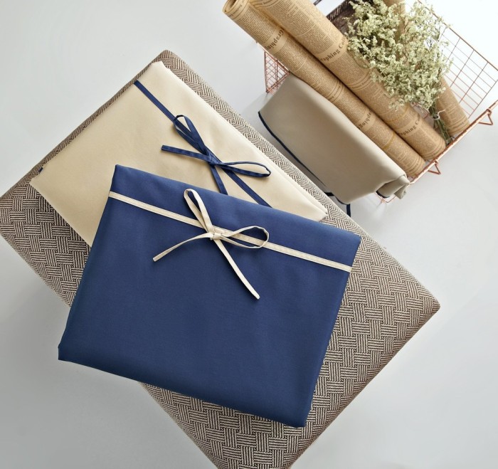 Наволочка Sharmes "Luca" Серо-бежевый/Темно-синий 70х70