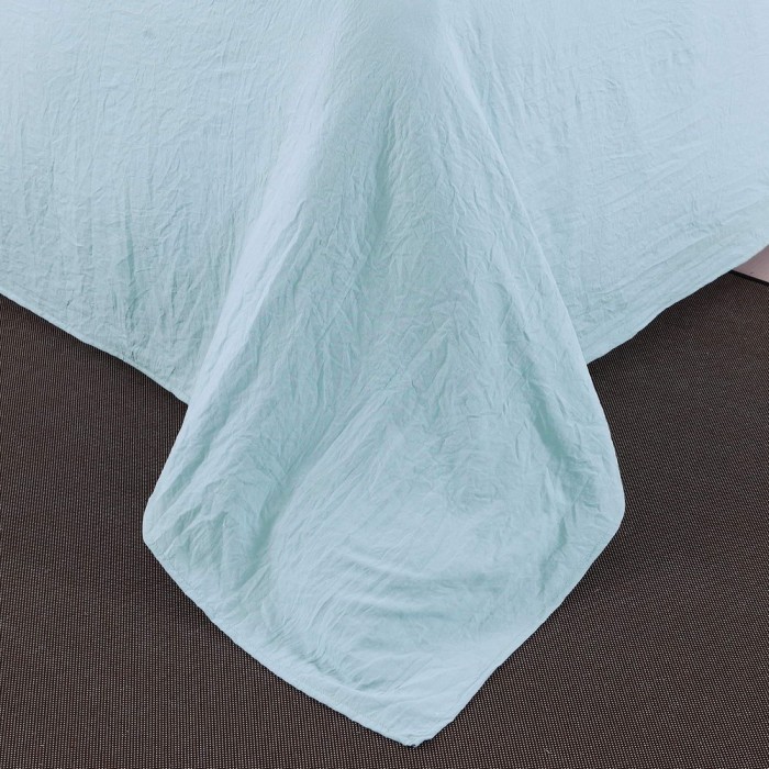 Мираж (индиго) Комплект постельного белья жатка Евро 4н