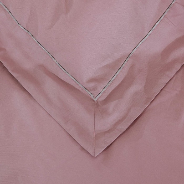 Дайкири (пепел.роза) Евро Комплект постельного белья сатин