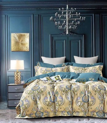 Постельное белье Asabella 1599-7/180 семейное печатный сатин