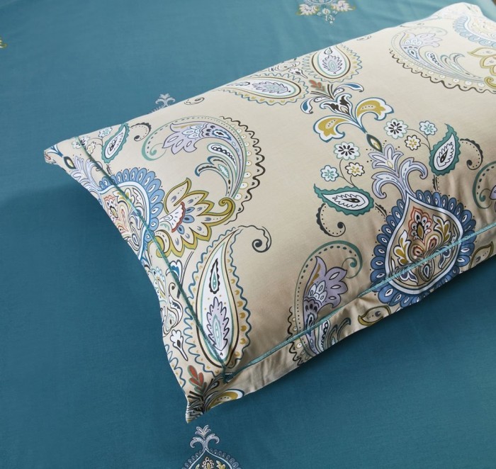 Постельное белье Asabella 1599-7/180 семейное печатный сатин