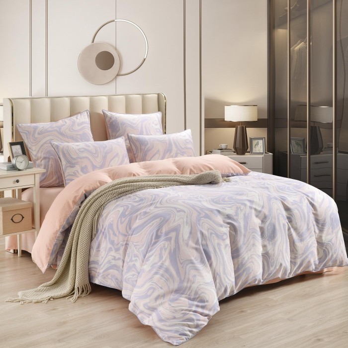 Лорайн (лиловый) Комплект постельного белья сатин 1.6