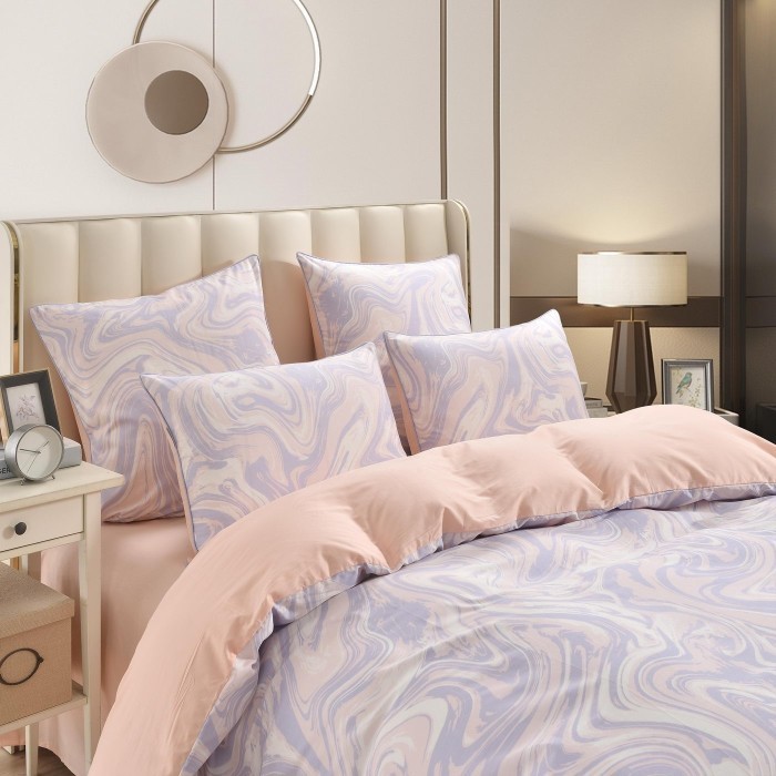 Лорайн (лиловый) Комплект постельного белья сатин 1.6