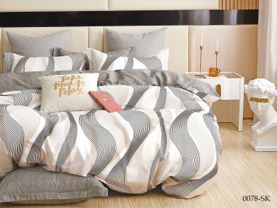 Комплект постельного белья 1,5-пальный Сатин печатный 70х70-2шт SK-15/0078