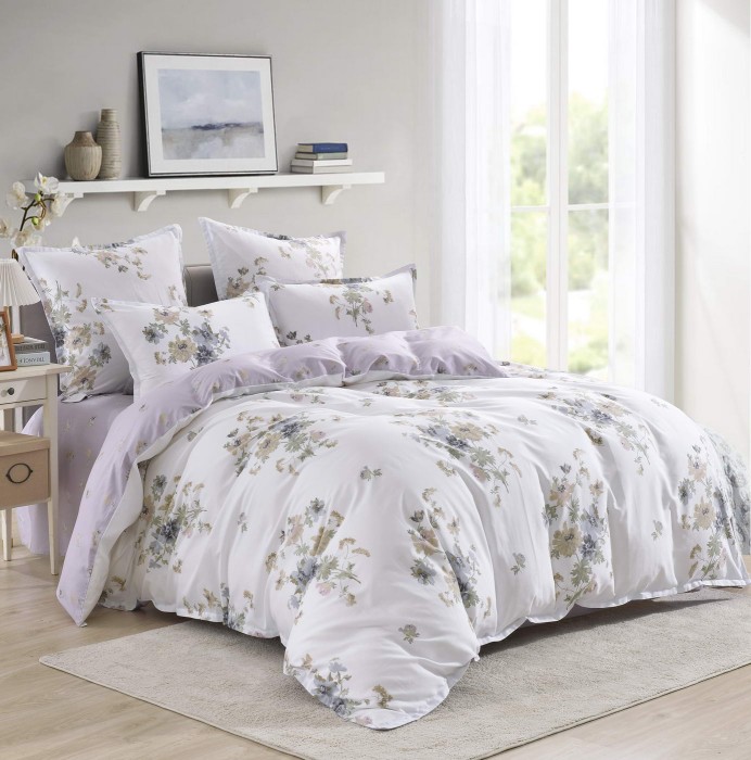 Олби (фиолет) Комплект постельного белья сатин 1.6