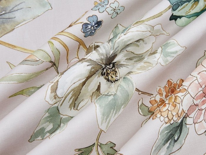 Комплект постельного белья 1,5-спальный, фланель-тенсел 2361-4S 