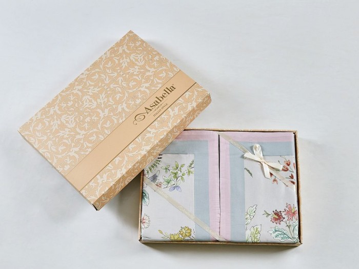 Комплект постельного белья 1,5-спальный, фланель-тенсел 2361-4S 