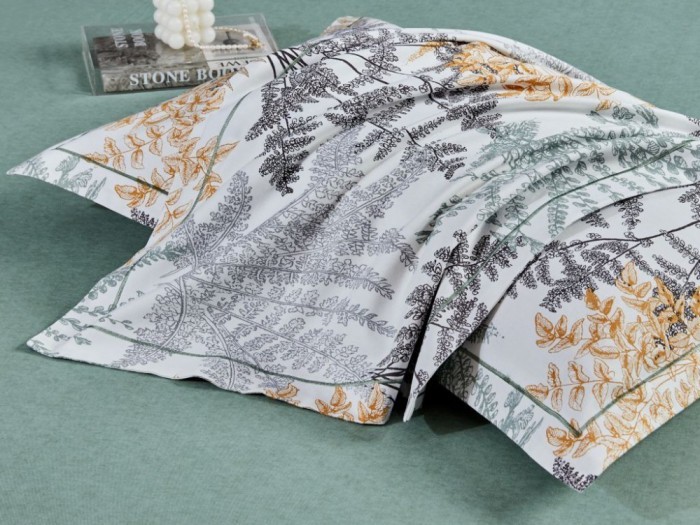 Постельное белье Asabella евро, фланель 2100-6