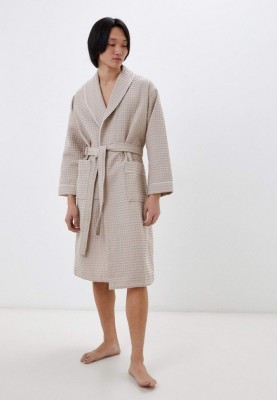 Герман (беж) S Халат вафельный