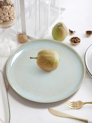 Глиняный набор тарелок Arya Terra Cotta 4 ед Мятный