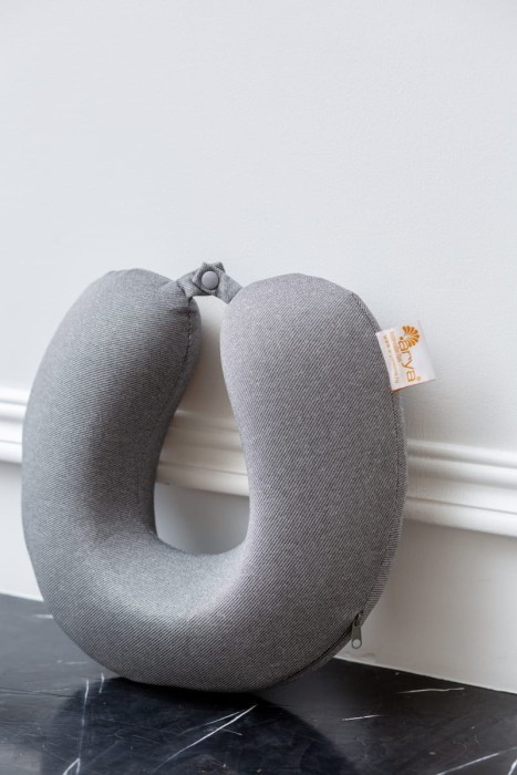 Подушка Arya Memory Foam для Путешествия Care Серый