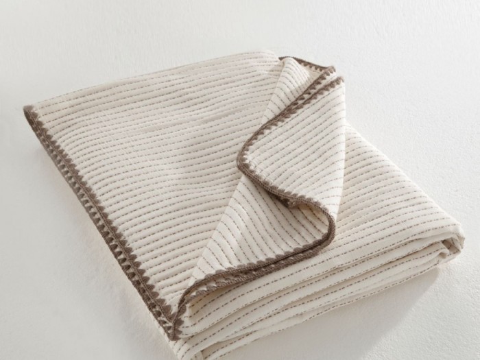 Плед Asabella хлопковый муслин, наполнитель искусственный шелк 180х220 см, 2402-OSL