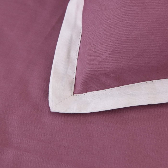 Джоконда (марсала) Евро Комплект постельного белья сатин