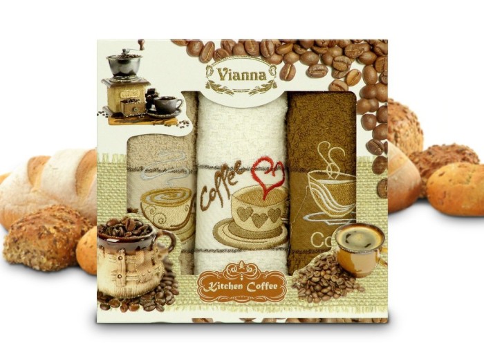 Набор кухонных полотенец Vianna (40x60 - 3 шт) 8055-10