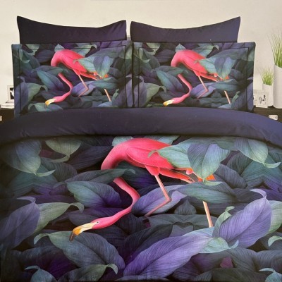 Постельное белье Arya Digital Сатин полуторное 160x220 Flamingo