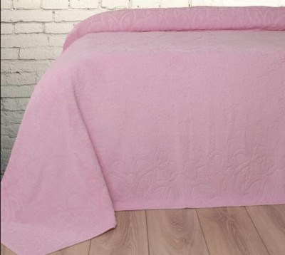 Простыни-покрывала махровые PMT розовый 200x220