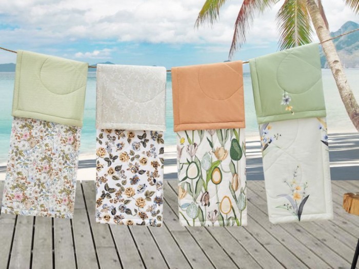 Одеяло летнее Asabella 160х220 1786-OS хлопок