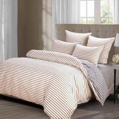 Дэнни-полоса (светлый) Комплект постельного белья сатин Евро 4н