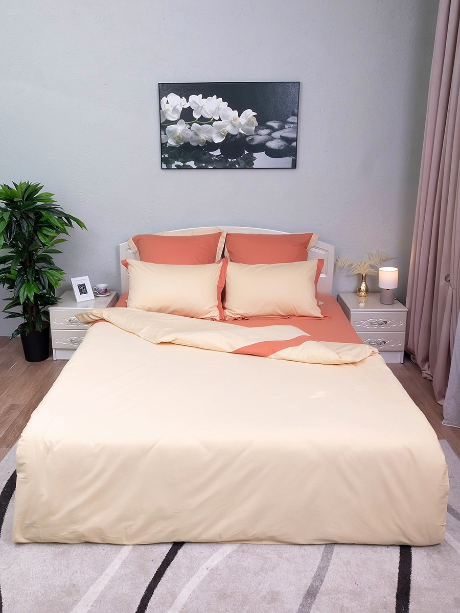 Постельное белье Valtery однотонный OD-17 двуспальное