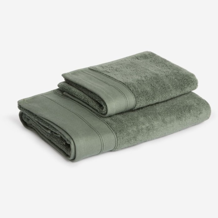 Комплект полотенец махровых Olive Balance Grass 40х70,70х140 (2шт)