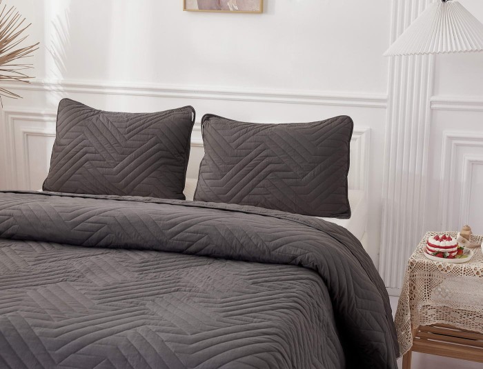 Мориц (антрацит) Покрывало 230х250