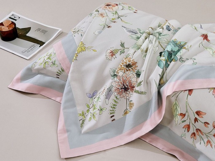 Постельное белье Asabella Евро, фланель-тенсел 2361-6 