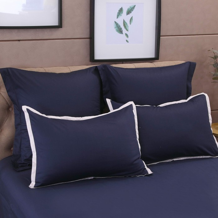 Джоконда (сапфир) Евро Комплект постельного белья сатин