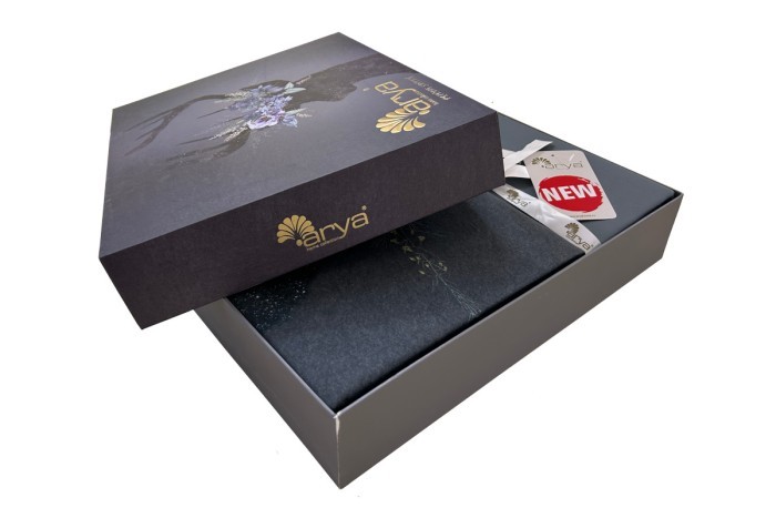 Постельное белье Arya Digital Сатин евро 200x220 Deer Серый