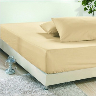 Простынь на резинке сатин однотонный PRC-R-54 160x200