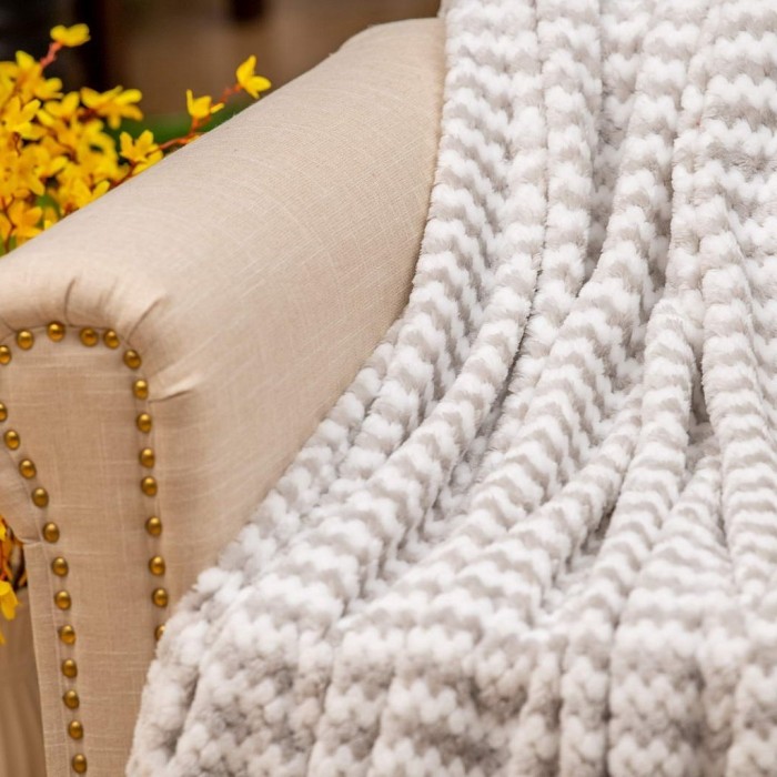 Гринда (серый) Покрывало 160х220