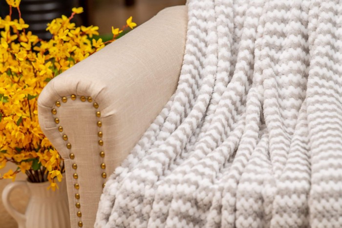 Гринда (серый) Покрывало 160х220