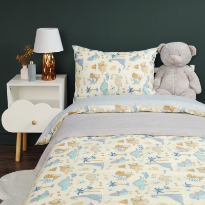 Динозавры (желтый) Комплект постельного белья детский Siberia